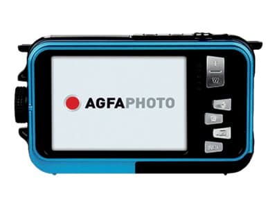 AgfaPhoto Realishot WP8000 - Digitalkamera - kompakt - 8.0 MP / 24.0 MP (interpolert) - 2,7 K - under vannet inntil 3 m - blå