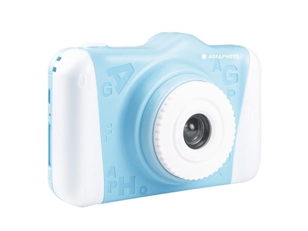 AgfaPhoto Realikids Cam 2, Digitalt kamera for barn, Engelsk, 115 g, Blå, Hvit Blå, Hvit