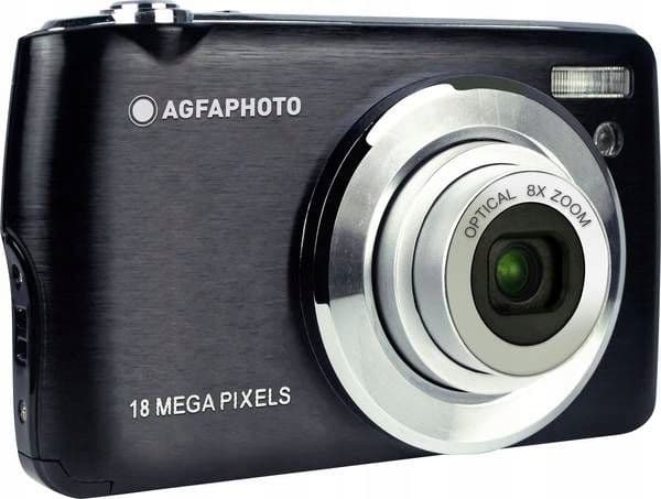 AgfaPhoto Realishot DC8200 - Digitalkamera - kompakt - 8.0 MP / 18.0 MP (interpolerat) - 1 080 p - 8x optisk zoom - svart