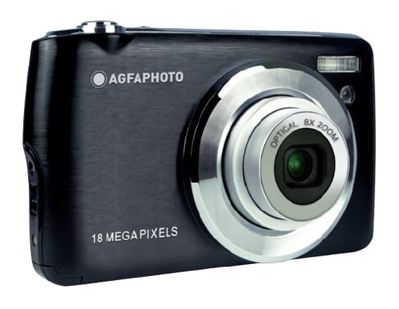 AgfaPhoto Realishot DC8200 - Digitalkamera - kompakt - 8.0 MP / 18.0 MP (interpolerat) - 1 080 p - 8x optisk zoom - svart