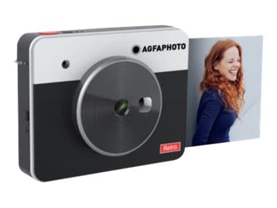 Agfaphoto Realipix Square S - Skrivare - färg - färgsublimering - 76 x 76 mm upp till 0.8 min/sida (färg) - Bluetooth - svart