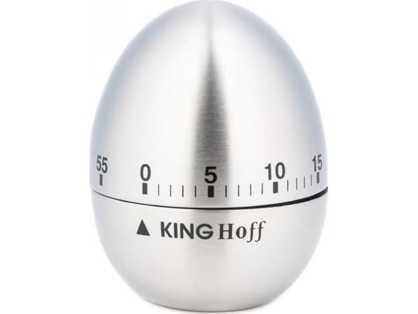 KingHoff mekanisk timer sølv (KH-3131)