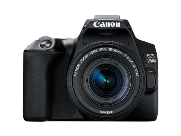Canon EOS 250D, 24,1 MP, 6000 x 4000 pikseliä, CMOS, 4K Ultra HD, Kosketusnäyttö, Musta