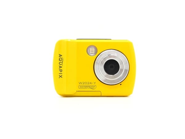 Easypix Aquapix W2024 Splash - Digitalkamera - kompakt - 5.0 MP / 16.0 MP (interpolerat) - 720 p - undervatten upp till 3 m - gul