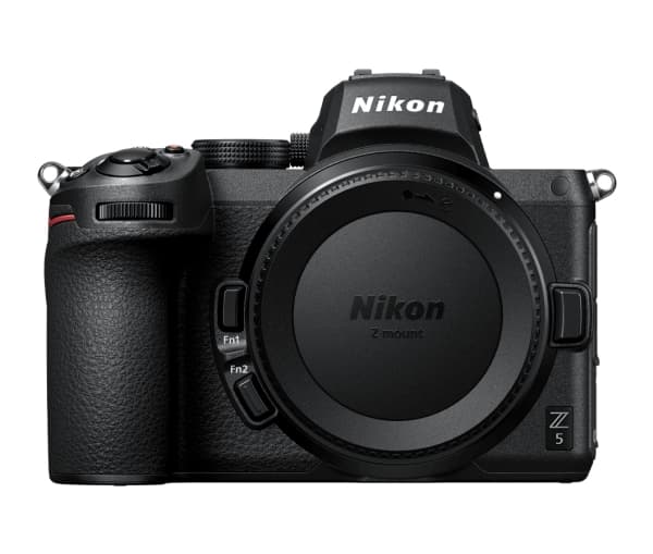 Nikon Z 5, 24,3 MP, 6016 x 4016 piksler, CMOS, 4K Ultra HD, Berøringsskjerm, Sort