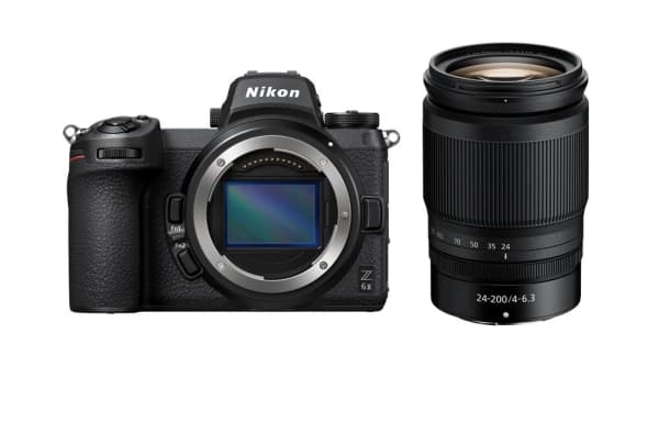 Nikon Z 6II, 24,5 MP, 6048 x 4024 pixlar, CMOS, 8,3x, 4K Ultra HD, Svart Svart