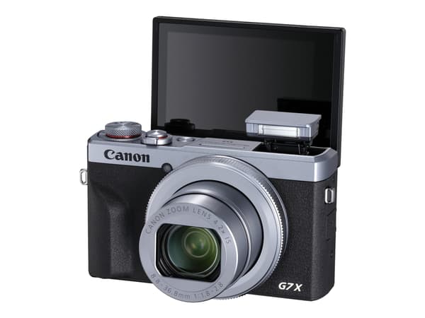 Canon PowerShot G7 X Mark III - Digitalkamera - kompakt - 20.1 MP - 4 K / 30 fps - 4.2x optisk zoom - Wi-Fi, Bluetooth - silver