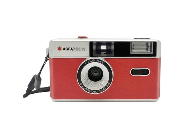 AgfaPhoto - Titta-och-tryck-kamera - 35 mm - objektiv: 32 mm röd