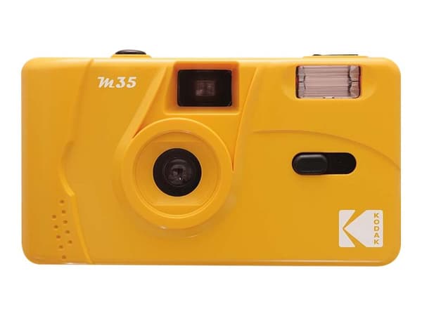 Kodak M35 - Titta-och-tryck-kamera - 35 mm - objektiv: 31 mm gul