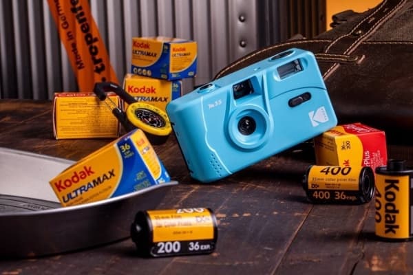 Kodak M35, kompaktfilmkamera, 35mm, 200 - 400, 31mm, 1/1, 1m