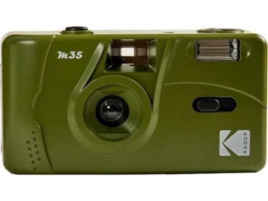 Kodak M35 - Pek og trykk-kamera - 35mm - linse: 31 mm olivengrønn
