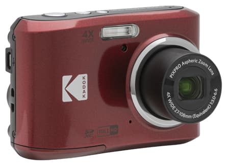 Kodak PIXPRO FZ45, 16 MP, 4608 x 3456 pixlar, CMOS, 4x, Full HD, Röd