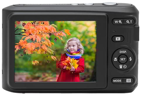 Kodak PIXPRO FZ45, 16 MP, 4608 x 3456 pixlar, CMOS, 4x, Full HD, Röd