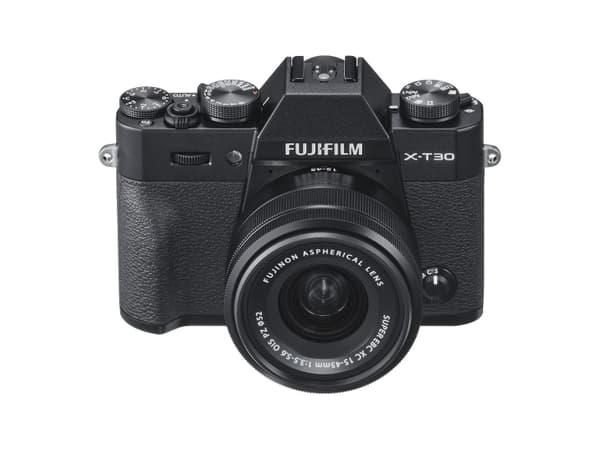 Fujifilm X -T30 II + 15-45mm, 26,1 MP, 9600 x 2160 piksler, X-Trans CMOS 4, 4K Ultra HD, Berøringsskjerm, Sort
