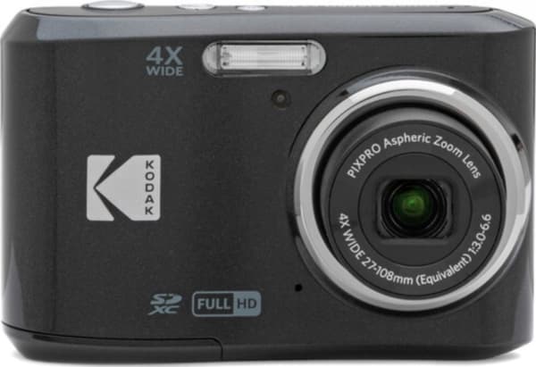 Kodak PIXPRO FZ45, 16 MP, 4608 x 3456 piksler, CMOS, 4x, Full HD, Sort