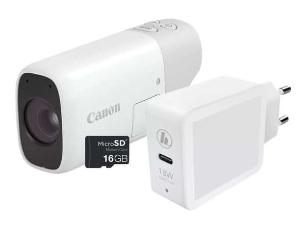 Canon digitalkamera Canon PowerShot Zoom Essenitals Kit digitalkamera hvit Hvit