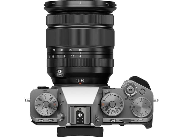 Fujifilm X -T5 + XF16-80mmF4 R OIS WR, 40,2 MP, 7728 x 5152 piksler, X-Trans CMOS 5 HR, 6.2K, Berøringsskjerm, Sølv