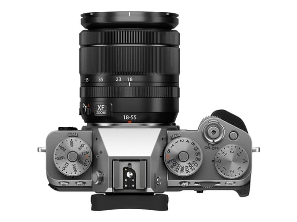 Fujifilm X -T5 + XF18-55mmF2.8-4 R LM OIS, 40,2 MP, 7728 x 5152 pikseliä, X-Trans CMOS 5 HR, 6.2K, Kosketusnäyttö, Hopea