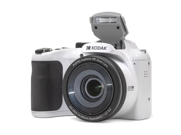Kodak PIXPRO AZ255, 16,35 MP, 4608 x 3456 piksler, BSI CMOS, 25x, Full HD, Hvit