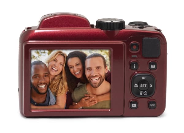 Kodak PIXPRO AZ255, 16,35 MP, 4608 x 3456 pikseliä, BSI CMOS, 25x, Full HD, Punainen