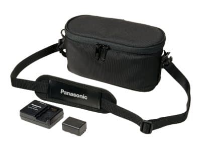 Panasonic VW-ACT190 Starter Kit - Batterilader + AC-strømadapter + batteri - Li-Ion - 1940 mAh - svart - for Panasonic HC-V260, V360, V480, VX981, VX