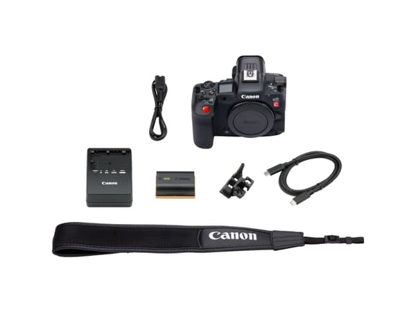 Canon EOS R5 C, 45 MP, 8192 x 5464 piksler, CMOS, 8K Ultra HD, Berøringsskjerm, Sort