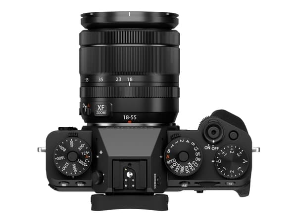 Fujifilm X -T5 + XF18-55mmF2.8-4 R LM OIS, 40,2 MP, 7728 x 5152 pikseliä, X-Trans CMOS 5 HR, 6.2K, Kosketusnäyttö, Musta
