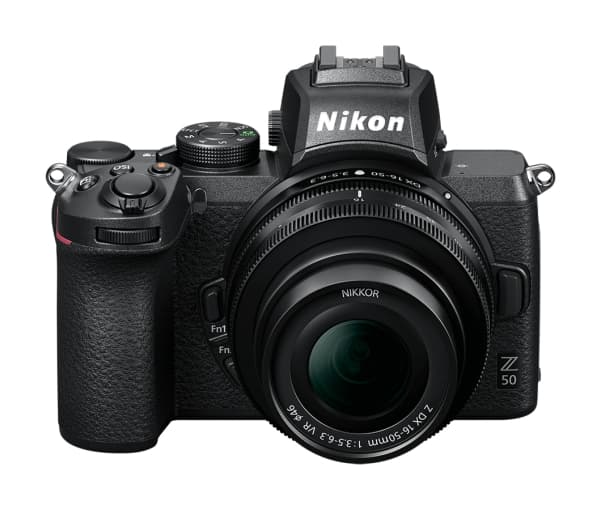 Nikon Z 50 + 16-50mm dx, 20,9 MP, 5568 x 3712 piksler, CMOS, 4K Ultra HD, Berøringsskjerm, Sort