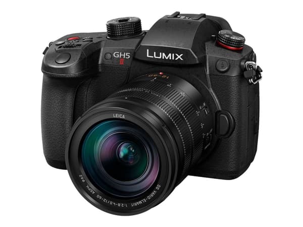 Panasonic Lumix G DC-GH5M2 - Digitalkamera - speilløst - 20.3 MP - Four Thirds - 6K / 60 fps - 5optisk x-zoom - Leica 12 - 60 mm-linse - Wi-Fi, Bluet Sort