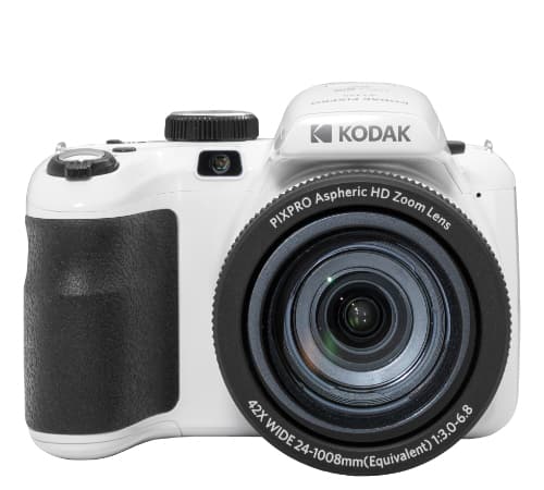 Kodak Astro Zoom AZ425 1/2,3" 20,68 MP BSI CMOS 5184 x 3888 Pixel Schwarz - Weiß (AZ425WH) Sort, Hvit