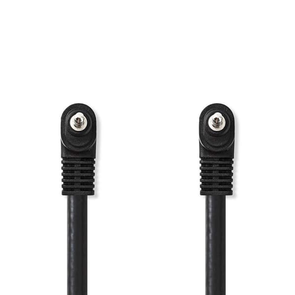 Nedis AV-kaapeli | 3.5 mm uros | 3.5 mm uros | Niklattu | 2.00 m | Pyöreä | PVC | Musta