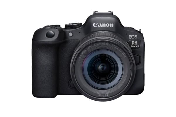 Canon EOS R6 MARK II + RF 24-105 F4-7.1 IS STM, 24,2 MP, CMOS, Pekskärm, 588 g, Svart