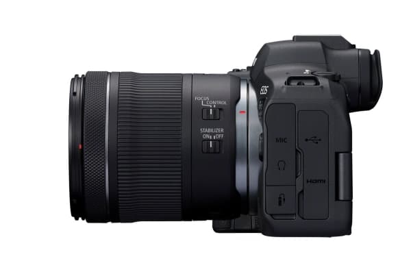 Canon EOS R6 MARK II + RF 24-105 F4-7.1 IS STM, 24,2 MP, CMOS, Pekskärm, 588 g, Svart