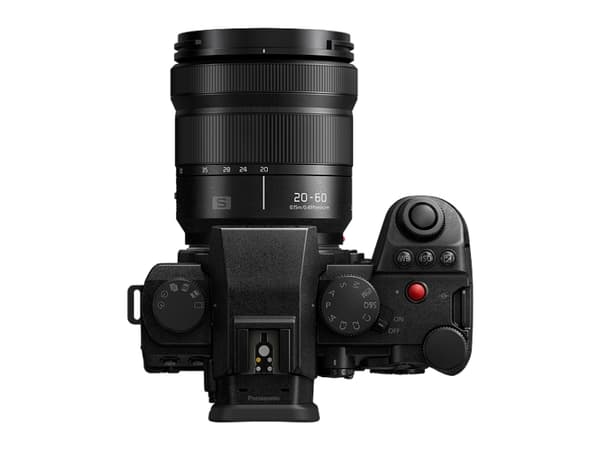 Panasonic Lumix S5IIX + S 20-60MM F3.5-5.6, 24,2 MP, 12000 x 8000 piksler, CMOS, 6K Ultra HD, Berøringsskjerm, Sort