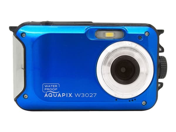 Easypix Aquapix W3027 Wave - Digitalkamera - kompakt - 5.0 MP / 30.0 MP (interpolert) - 1080i - under vannet inntil 3 m - marineblå