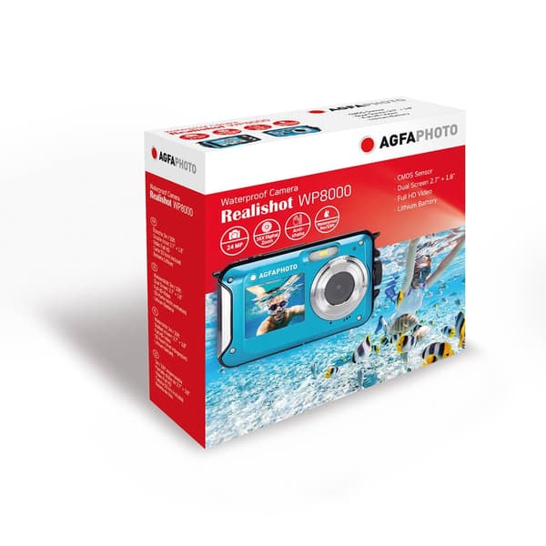 Agfa Digitalkamera WP8000 CMOS WP 24MP Blå Full HD