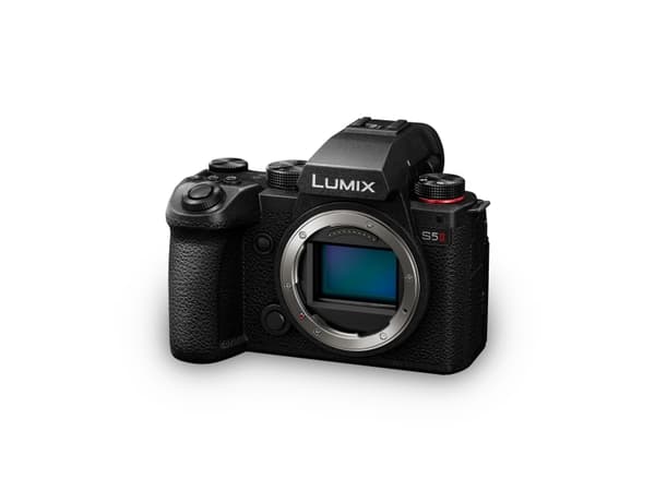 Panasonic Lumix S5II, 24,2 MP, 12000 x 8000 piksler, CMOS, 6K Ultra HD, Berøringsskjerm, Sort Sort
