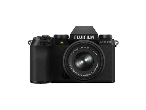 Fujifilm X Series X-S20 - Digitalkamera - spegellöst - 26.1 MP - APS-C - 6.2K / 29.97 fps - 3x optisk zoom - Fujinon XC 15-45 mm OIS PZ-lins - Wi-Fi,