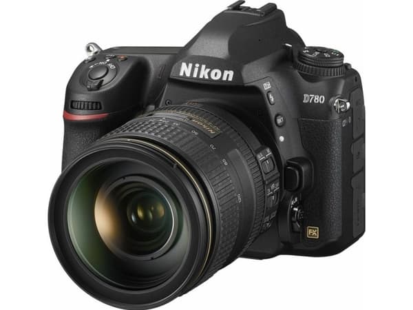 Nikon D780 + AF-S 24-120mm F/4 VR kit, 24,5 MP, 6048 x 4024 piksler, CMOS, 4K Ultra HD, Berøringsskjerm, Svart