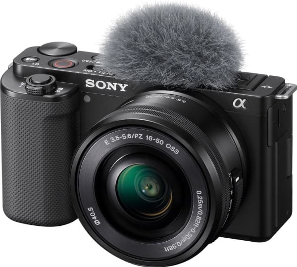 Sony a ZV-E10L, 24,2 MP, 6000 x 4000 piksler, CMOS, 4K Ultra HD, Berøringsskjerm, Sort Sort