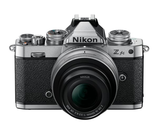 Nikon Z fc + 16-50 VR, 20,9 MP, 5568 x 3712 piksler, CMOS, 4K Ultra HD, Berøringsskjerm, Sort, Sølv