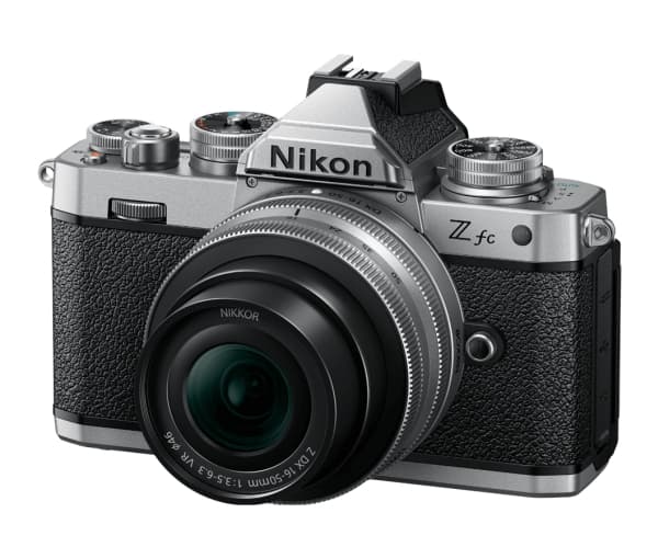 Nikon Z fc + 16-50 VR, 20,9 MP, 5568 x 3712 piksler, CMOS, 4K Ultra HD, Berøringsskjerm, Sort, Sølv