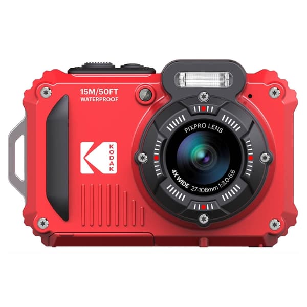 Kodak Digitalt Kamera Pixpro WPZ2 5x WP 16MP Wifi Rød Rød