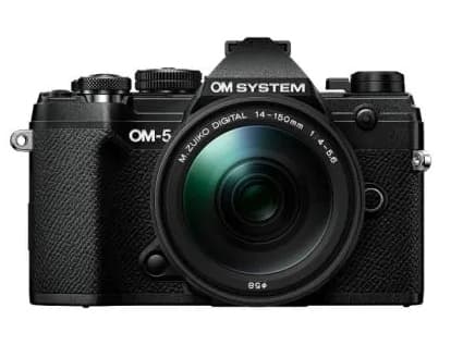 Olympus OM-5, 20,4 MP, 5184 x 3888 piksler, Live MOS, 4K Ultra HD, Berøringsskjerm, Sort Sort