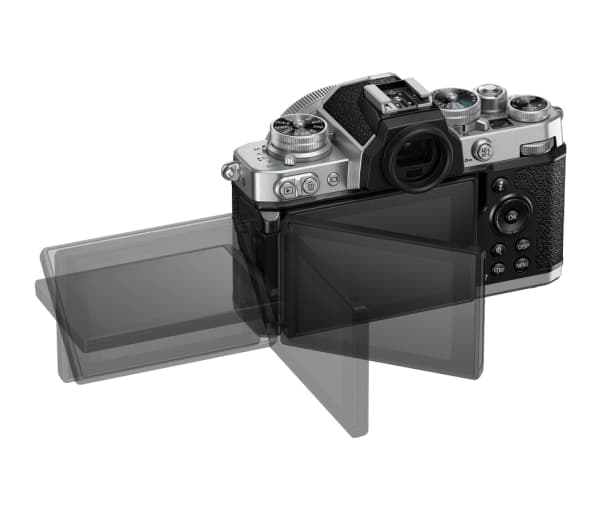 Nikon Z fc, 20,9 MP, 5568 x 3712 pixlar, CMOS, 4K Ultra HD, Pekskärm, Svart, Silver