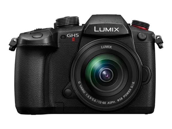 Panasonic Lumix G DC-GH5M2 - Digitalkamera - speilløst - 20.3 MP - Four Thirds - 6K / 60 fps - 5optisk x-zoom 12 - 60 mm-linse - Wi-Fi, Bluetooth