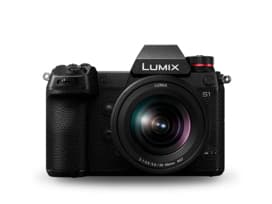Panasonic Lumix DC-S1KE-K, 24,2 MP, 12000 x 8000 pikseliä, CMOS, 4K Ultra HD, Kosketusnäyttö, Musta musta