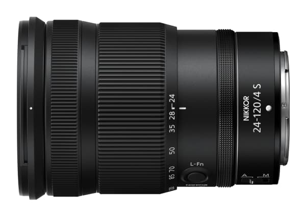 Nikon Z8 + NIKKOR 24-120/4 S, 45,7 MP, 8256 x 5504 piksler, CMOS, 8K Ultra HD, Berøringsskjerm, Sort