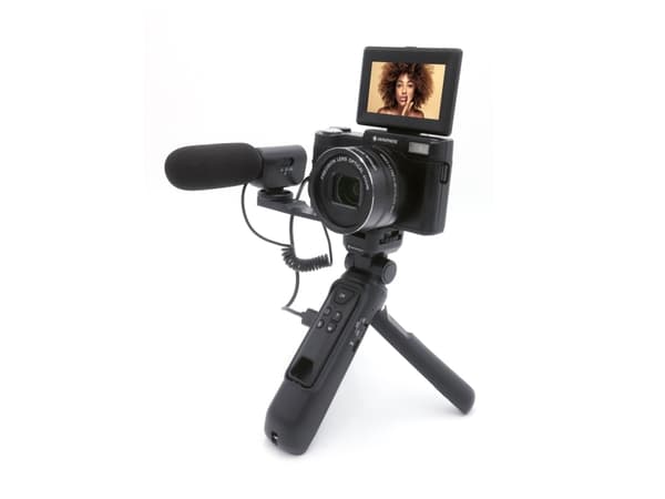 AgfaPhoto Realishot VLG-4K, 24 MP, CMOS, 5x, 4K Ultra HD, 980 g, Svart Svart