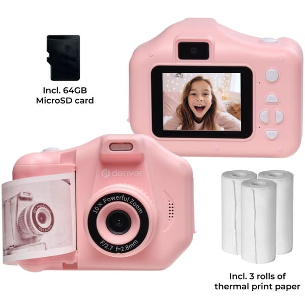 Denver Kamera Utskriftsfunktion KPC-1370P Rosa